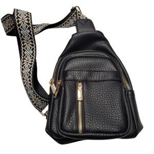 Crossbody Bag with Multi-Pocket Waist/Hip Bag
